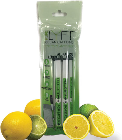 pureLYFT Lemon Lime Flavor - All Natural Caffeine Powder