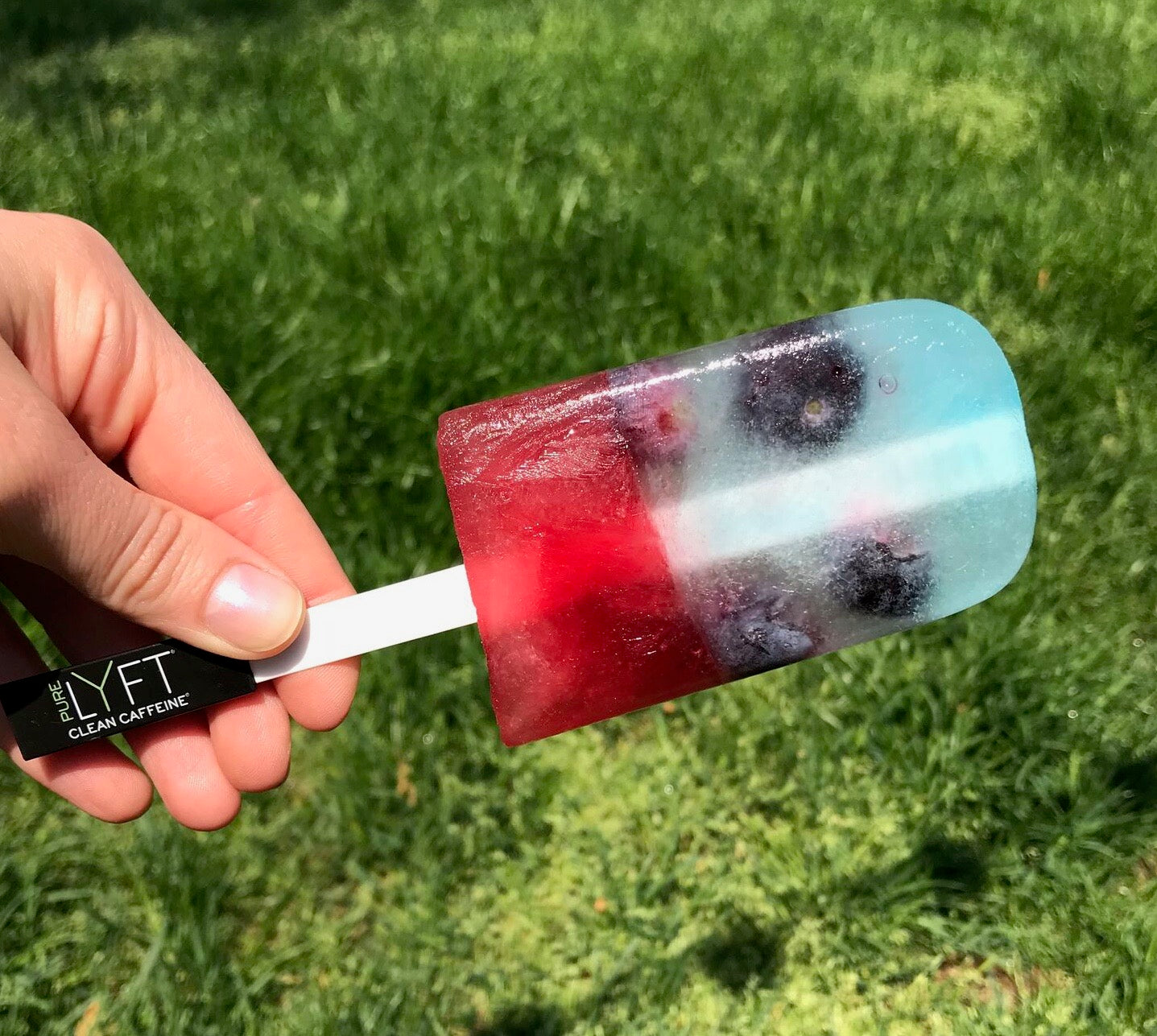 Red White and Energized Popsicles